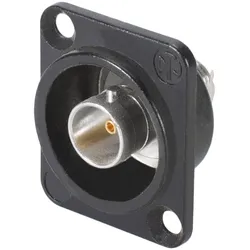 NEUTRIK® BNC HD-SDI Löttechnik-Einbaubuchse, Type D, schwarz