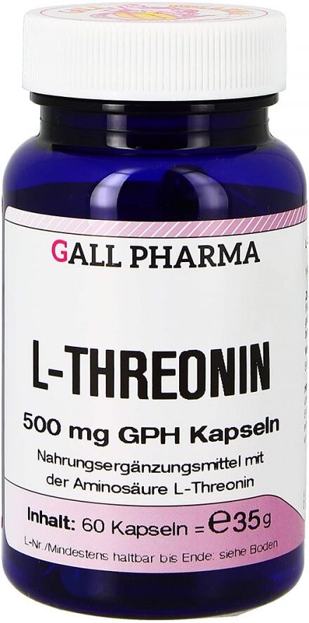 L-threonin 500 mg Kapseln