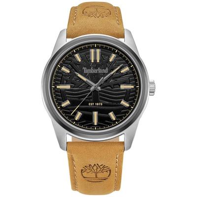 Quarzuhr TIMBERLAND "NORTHBRIDGE", braun (hellbraun), Armbanduhren, Herren, Quarzuhr, Armbanduhr, Herrenuhr, Lederarmband, analog