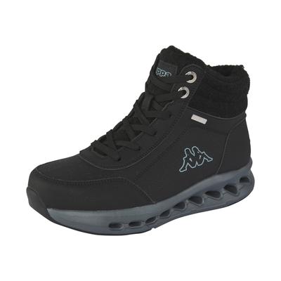 Sneakerboots KAPPA "DOMINIKA", Damen, Gr. 41, Synthetik, schwarz, Schuhe Sneakerboots, Winterschuhe, Schnürboots, Sneaker