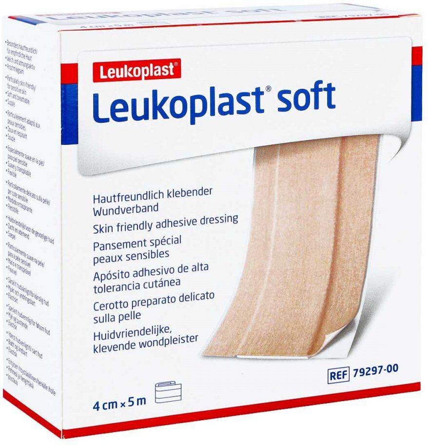 Leukoplast Soft Pflaster 4 cmx5 m Rolle 1stk