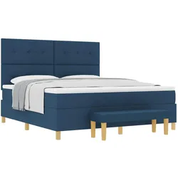 vidaXL, Boxspringbett, Nellie Button tufted (180 x 200 cm)