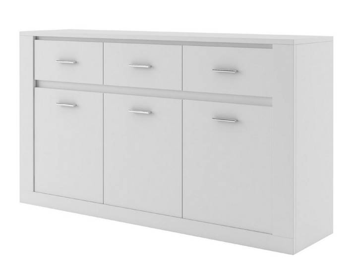 Compleo Kommode mit 3 Schubladen, dreitürig, Klassisch design