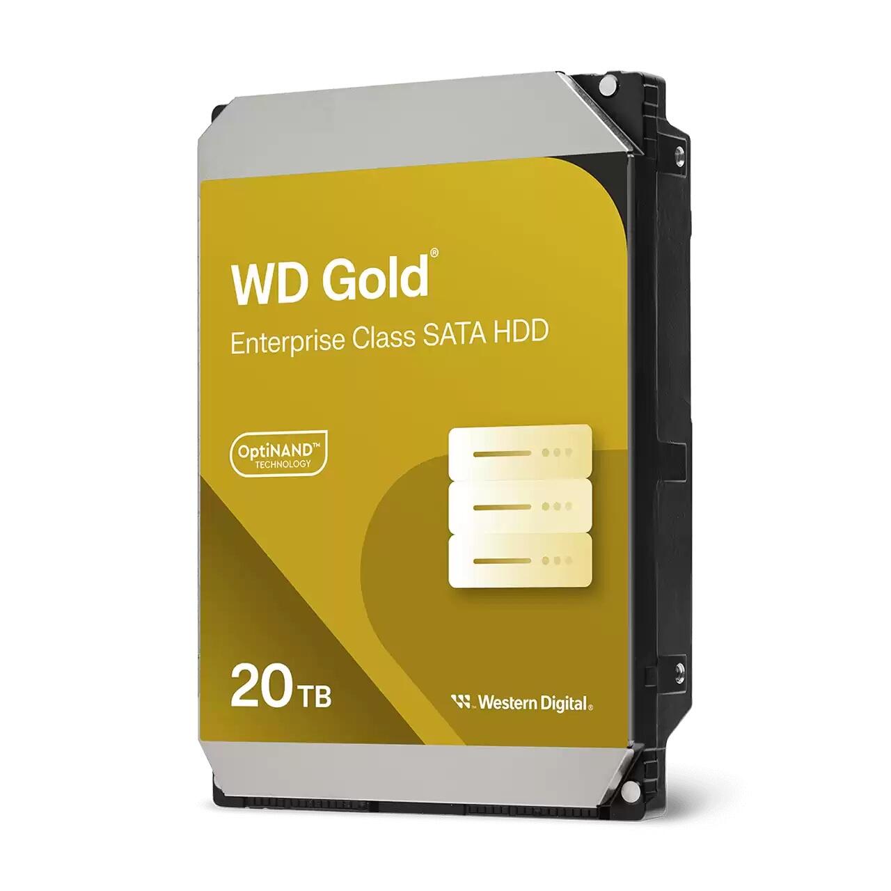 Western Digital WD Gold Enterprise Klass Festplatte - 20 TB WD203KRYZ