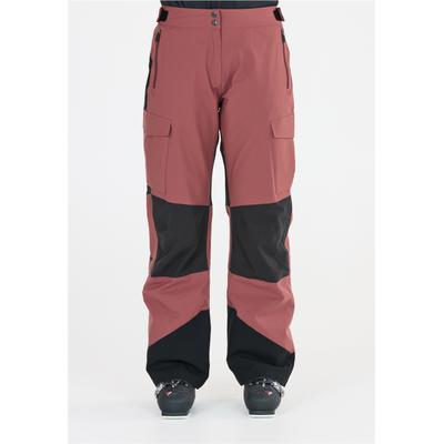 Skihose SLOPE "Bandone", Damen, Gr. XXS, US-Größen, rot (bordeaux), 100% Polyester, unifarben, lang, Hosen Skihose, mit wasserabweisender Membran