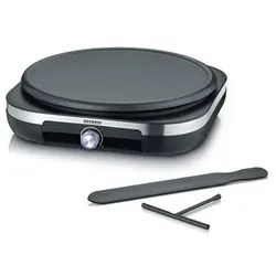 SEVERIN CM 2199 Crêpes-Maker mit XXL-Grillplatte 1.500W CM 2199