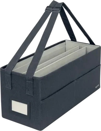 Leitz Fabric Textile Aufbewahrungsbox für den gemeinsamen Arbeitsbereich 21 x 46,5 x 20 cm