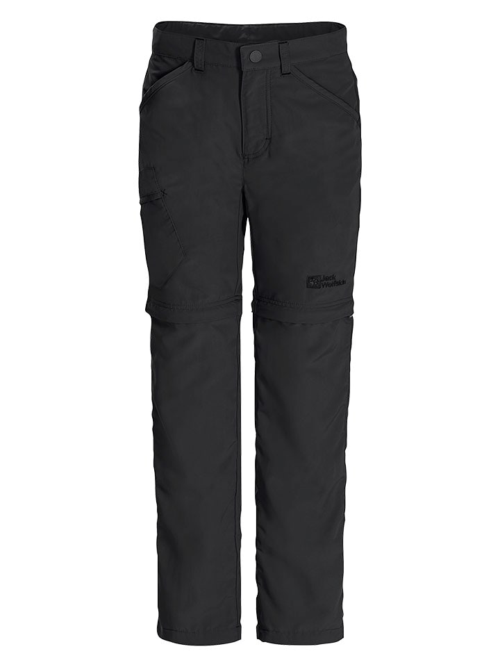 Jack Wolfskin Zippoff-Funktionshose "Safari" in Schwarz - 104