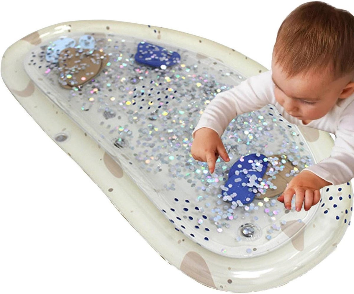 Sensorische opblaasbare watermat voor kinderen met lichtgevende effecten, 73 x 42 cm