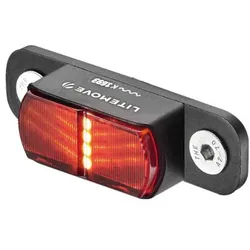 LITEMOVE E-Bike Rücklicht TS-RK 50 mm für Gepäckträger | StVZO