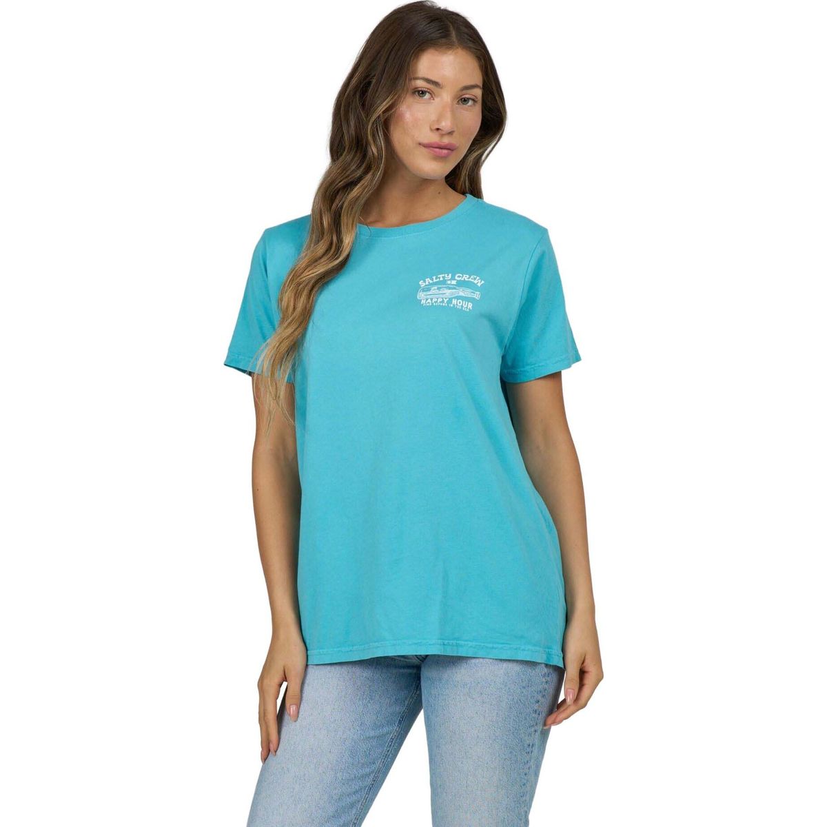 Salty Crew Happy Hour B.F. Tee turquoise (TURQ) XS 25035047W-TURQ-XS