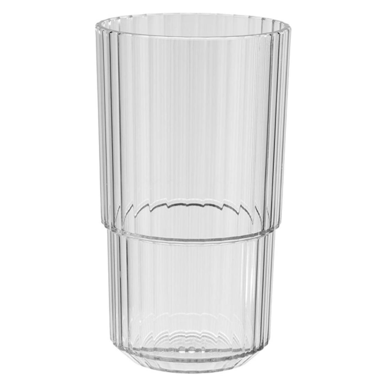 APS Trinkbecher LINEA, 0,5 Liter, crystal clear (0.50 l, 48x) (10564)