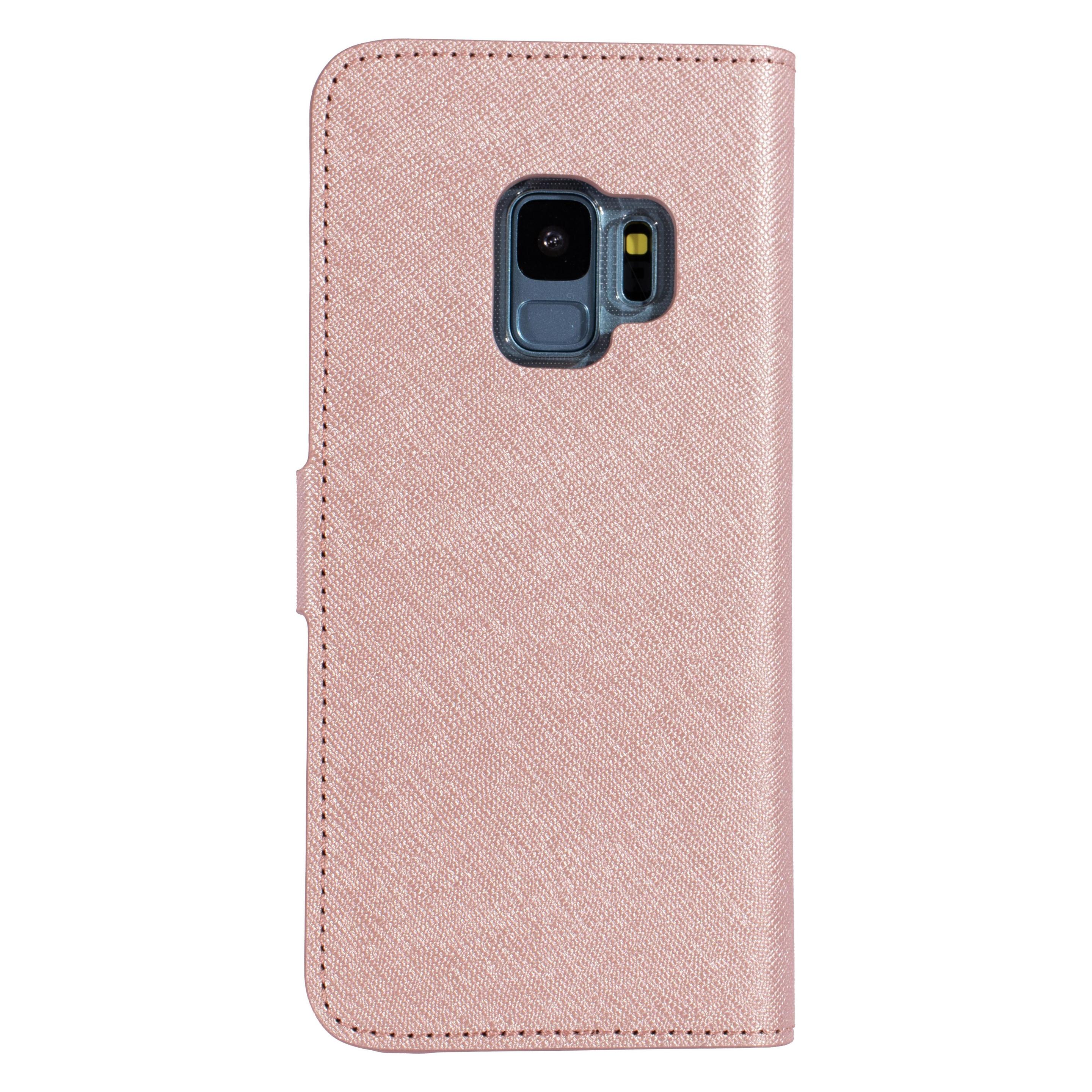 Mobiparts Saffiano Wallet Case Samsung Galaxy S9 Pink (Samsung Galaxy S9) (MP-74004)