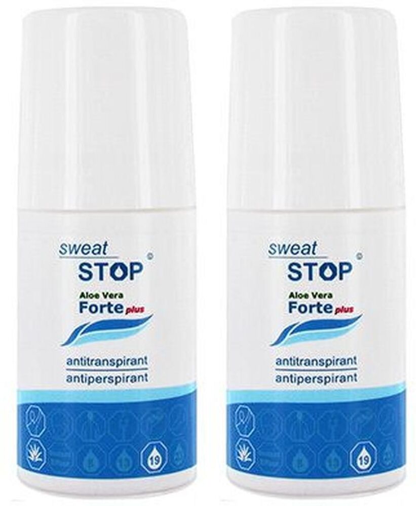 sweat STOP Sweatstop Aloe Vera Forte Roll-on 2x 2x50 ml Stifte