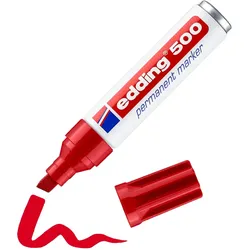 edding 500 Permanentmarker - rot