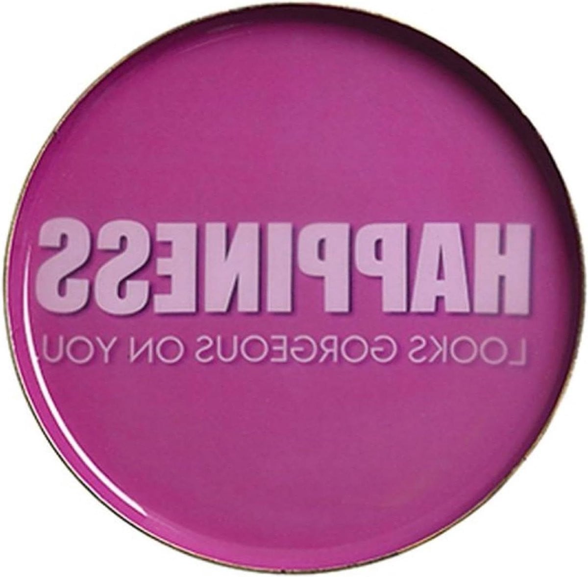 Decoratief dienblad rond - Roze - XS