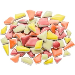 Flip Keramik-Mosaik mini, rot-mix, 10–20mm, 200 g