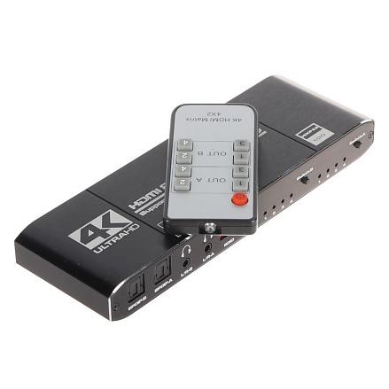 Pawonik SWITCH HDMI 2.0 4x1 PRZEŁĄCZNIK UHD 4K HDCP HDR (HDMI-SW-4/2-MATRIX)