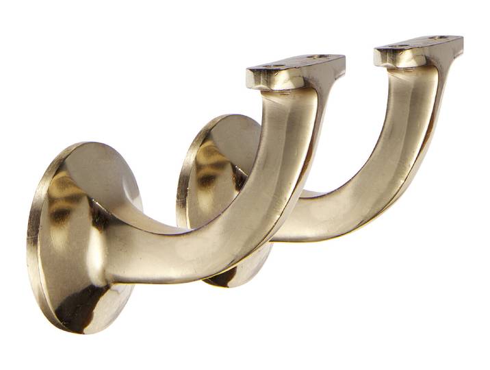 Dieda Handlaufkonsole Messing ⌀ 5 cm 2 Stück