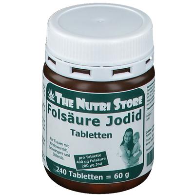 Folsäure 400+Jod 200 Tabletten 240 St