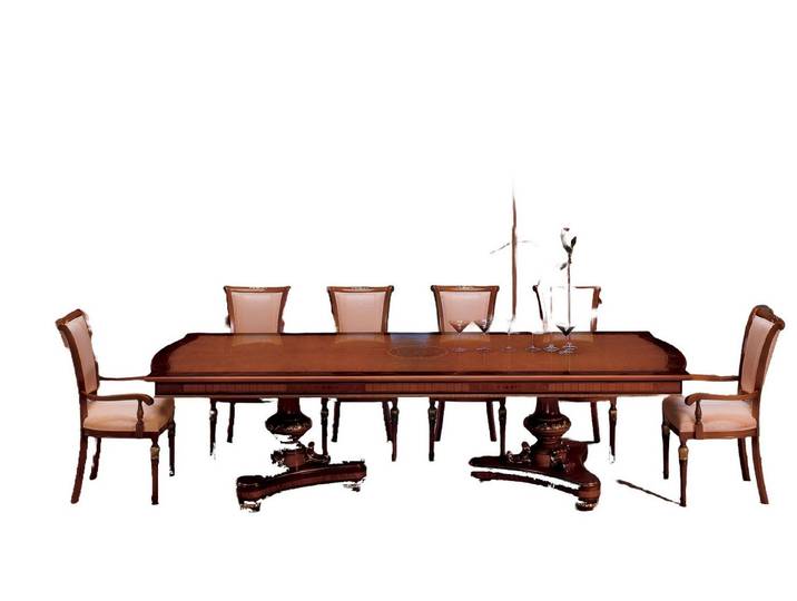 Xlmoebel Esstisch Luxus Esstisch aus Holz in Braun mit elegantem Design (Esstisch, Esstisch), Hergestellt in Europa