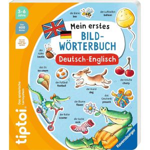 tiptoi Spielbuch Mein erstes Bild-Wörterbuch Deutsch-Englisch, 3-6 Jahre, interaktives Lernen