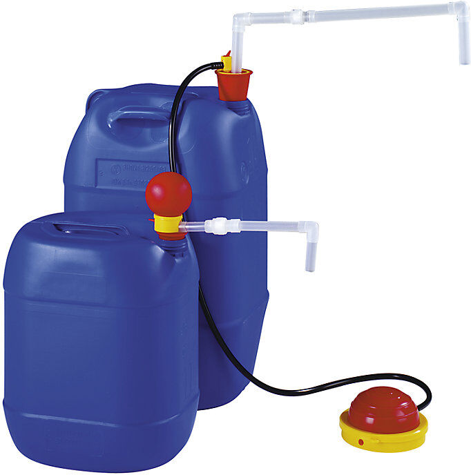 kaiserkraft Kleingebinde-Pumpe, PP-Fußpumpe, Tauchtiefe 900 mm