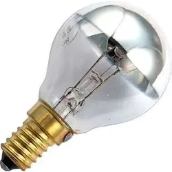 SPL | Halogen-Spiegelscheinwerfer | Kleine Fassung E14 | Kugelbirne | Silber | 45mm | 20W