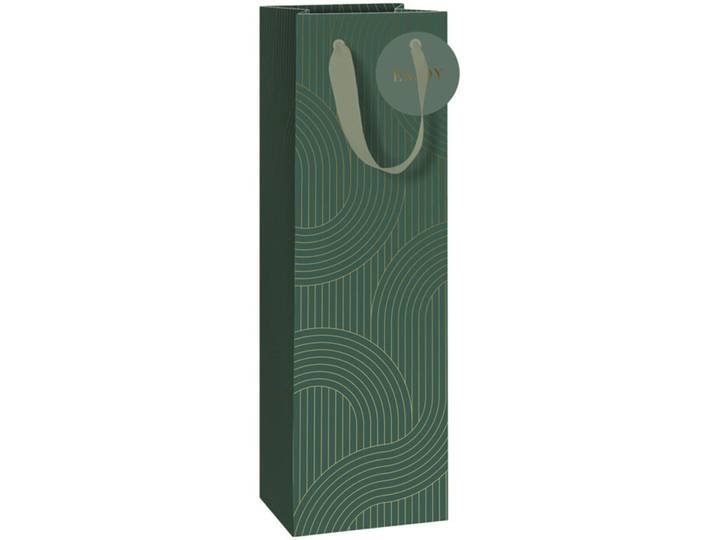 Stewo Flaschentasche Ali - Farbe: grün - Material: Papier - 341