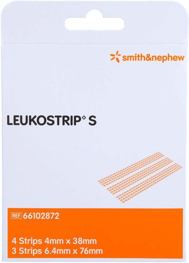 Leukostrip S Wundnahtstreifen 2 Blatt a 3/4 Strumpf