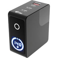 140W Intelligent Multiport USB Charger, Ladegerät schwarz