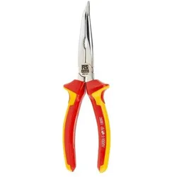 RS PRO, Zange, 200 mm Insulated Bent Long Nose Pliers (195 mm)