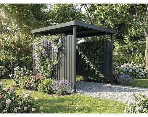 Unterstand Floraworld 214 x 214 cm anthrazit