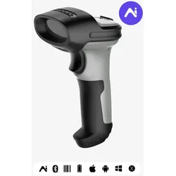 Inateck BCST-70-AI Tragbares Barcodelesegerät 1D Laser Schwarz, Grau