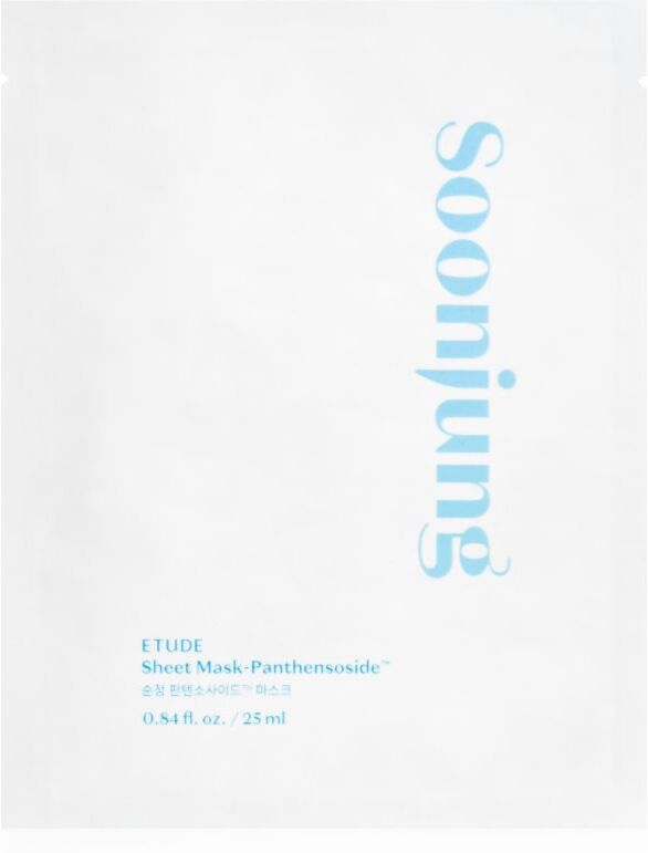 ETUDE SoonJung Panthensoside Zellschichtmaske mit feuchtigkeitsspendender und beruhigender Wirkung 25 ml