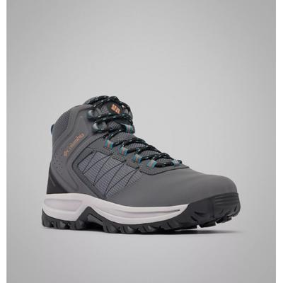 Wanderschuh COLUMBIA "TRANSVERSE™ HIKE WATERPROOF", Herren, Gr. 43,5, atmungsaktiv, grau (dunkelgrau, cloudburst), Leder, Schuhe Wanderschuh, wasserdicht, Topseller