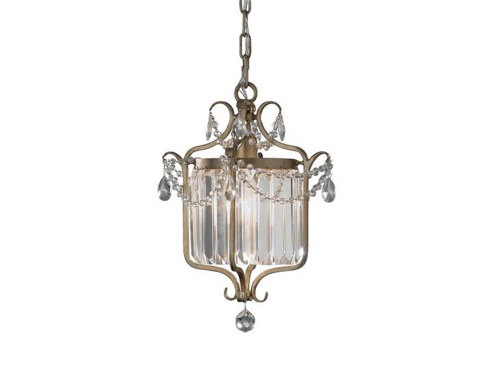Elstead Lighting Hängeleuchte Gianna, Silberfarben, Metall, 42.5 cm, RoHS, Lampen & Leuchten, Innenbeleuchtung, Hängeleuchten, Pendelleuchten