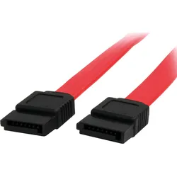 ST SATA24 - Kabel SATA 6 Gb/s Bu. > SATA Bu., 60 cm, rot