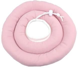 Uplift Essentials Soft Waterproof Pet Elizabethan Recovery Collar pink m