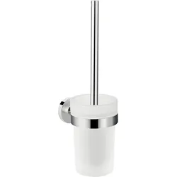 hansgrohe Logis UNIVERSAL Toilettenbürstenhalter, chrom/mattglas, 41722000