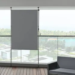 Klemmmarkise Cimarra 150x270cm Dunkelgrau [pro.tec]
