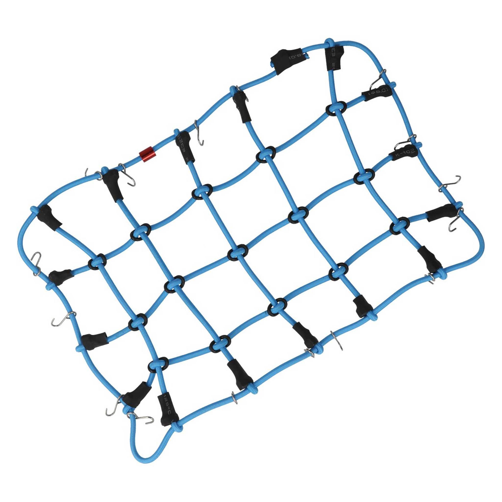 Robitronic gepäcknetz mit haken blau (190mm x 120mm) (R21002BL)