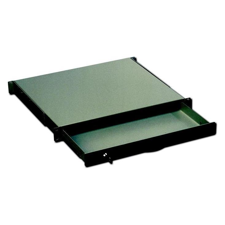Digitus Tastatureinschub 1U 48,3cm 19Zoll abschliessbar und ausziehbar schwarz RAL9005 (DN-19 KEY-1U-SW)