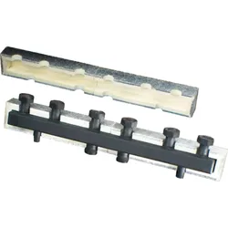 Oventrop Verteilerbalken für Regumat 1351580 DN25, für 2 Heizkreise, Stahl