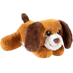 Heunec - KNAUTSCHI Hund GRS 30 cm, weiches Plüschtier zum Kneten und Kuscheln