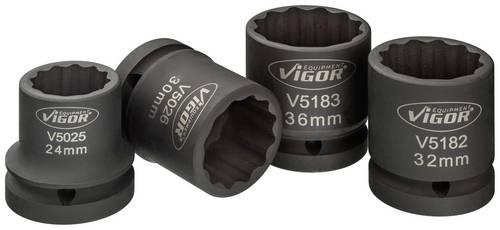 Vigor V5024 Schlagschrauber-Steckschlüsseleinsatz-Set V5024