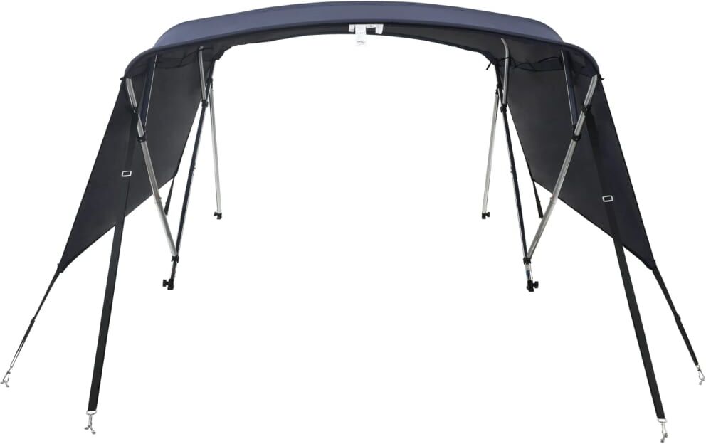 vidaXL Toit bimini à 4 arceaux parois latérales 243x(200-213)x137 cm