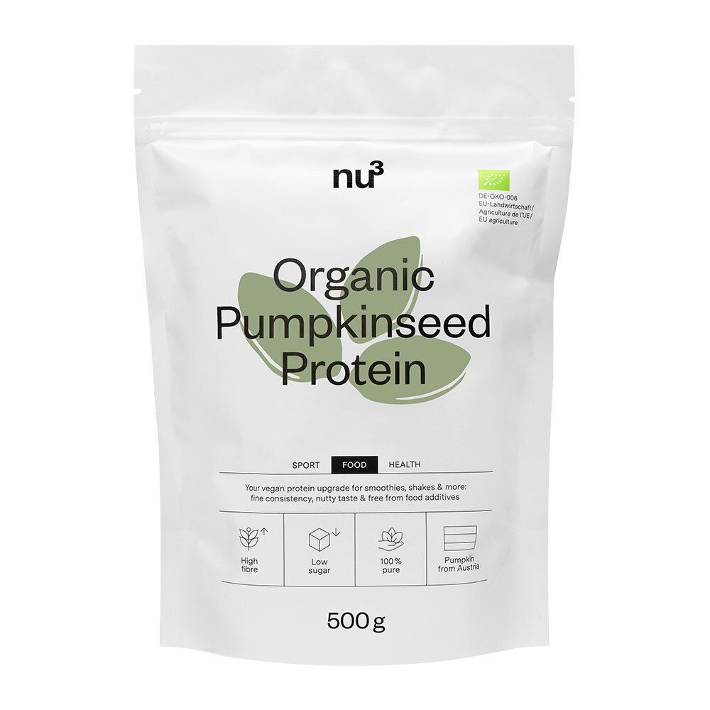 nu3 Bio Kürbiskernprotein 500 g Puder