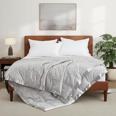 Peace Nest Ultra-Soft Cozy Down Feather Fiber Bed Blanket with Satin Trim