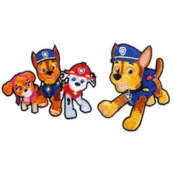 Mono-Quick Applikationen "Paw Patrol", Größe: 6–8 cm, Inhalt: 2 Stück